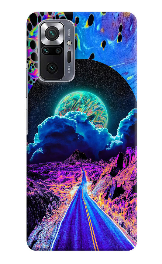 Psychedelic Painting Redmi Note 10 Pro Hard Case Back Cover by Casekaro