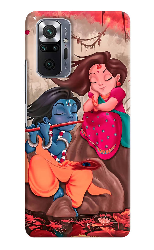 Radhe Krishna Redmi Note 10 Pro Hard Case Back Cover by Casekaro
