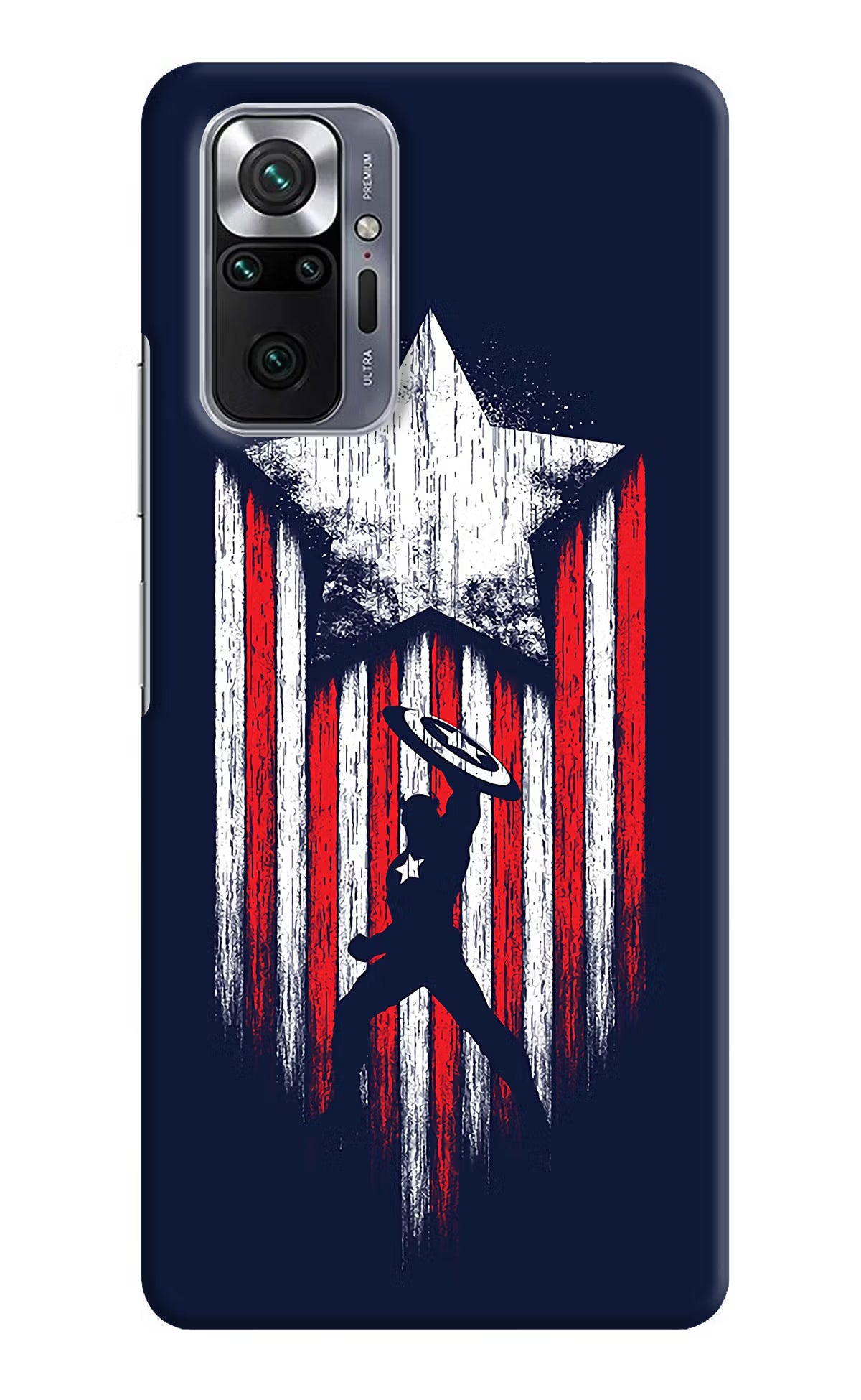 Captain America Marvel Art Redmi Note 10 Pro Hard Case Back Cover by Casekaro