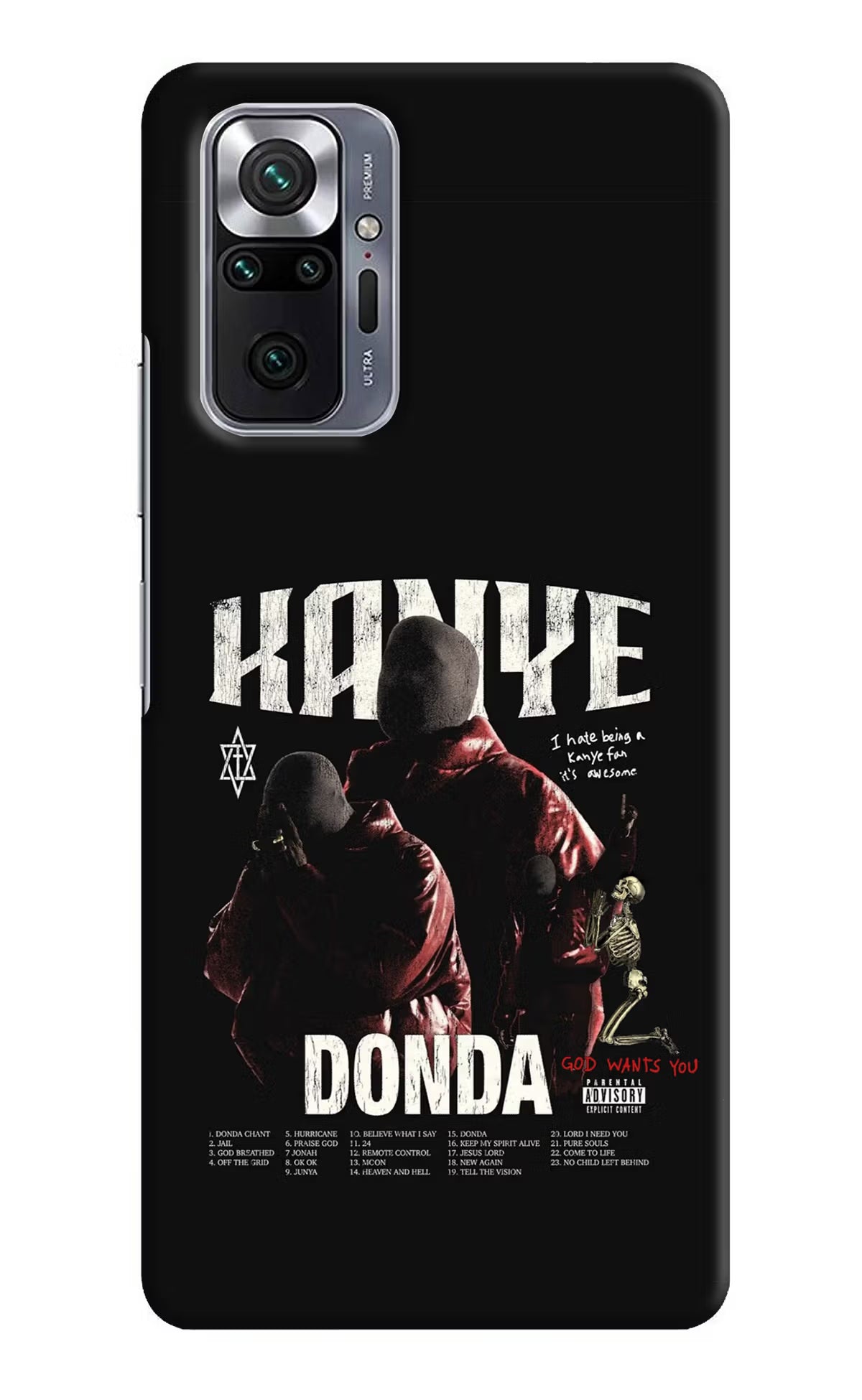 Donda Kanye West Redmi Note 10 Pro Hard Case Back Cover by Casekaro
