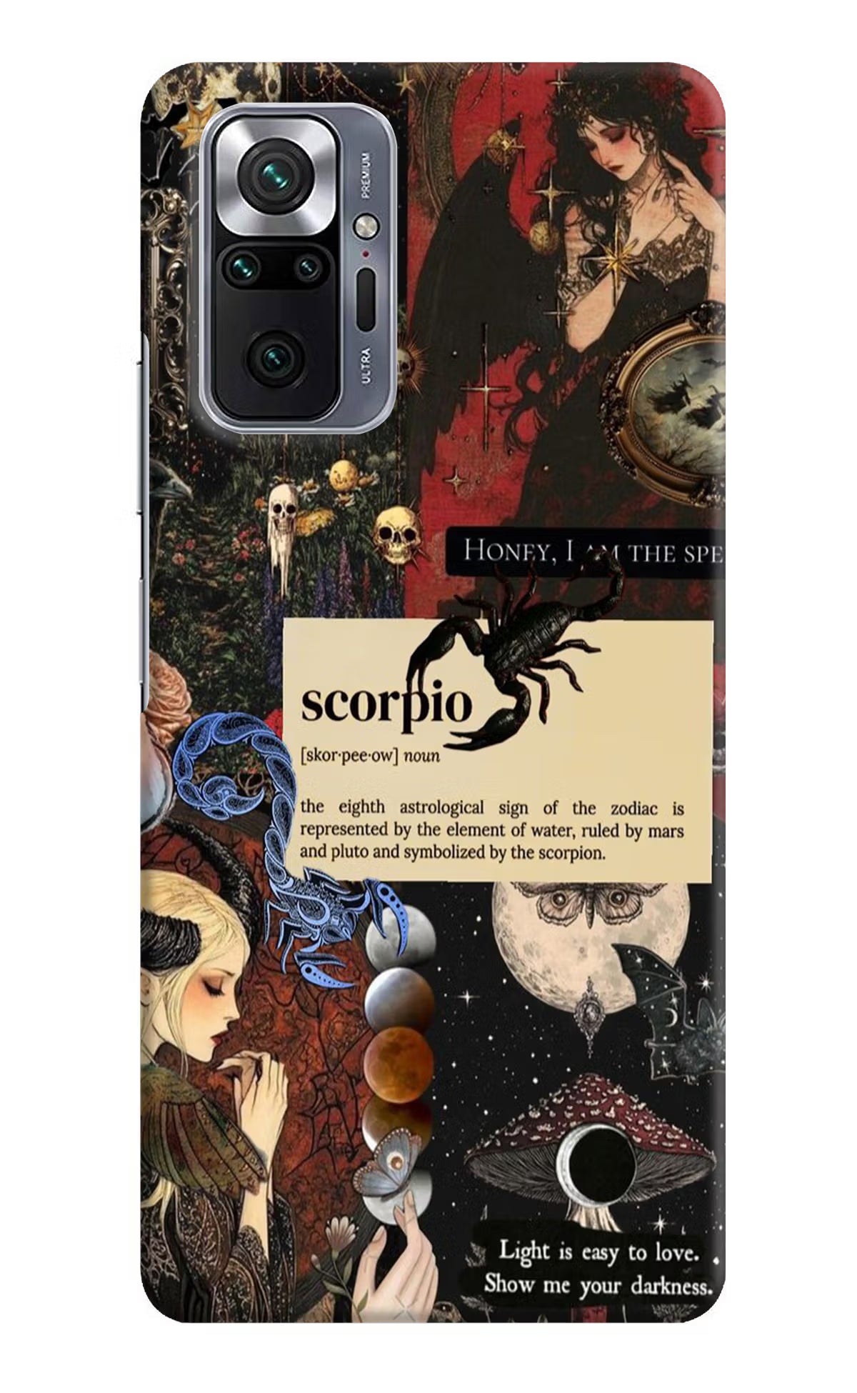Scorpio Zodiac Redmi Note 10 Pro Hard Case Back Cover by Casekaro
