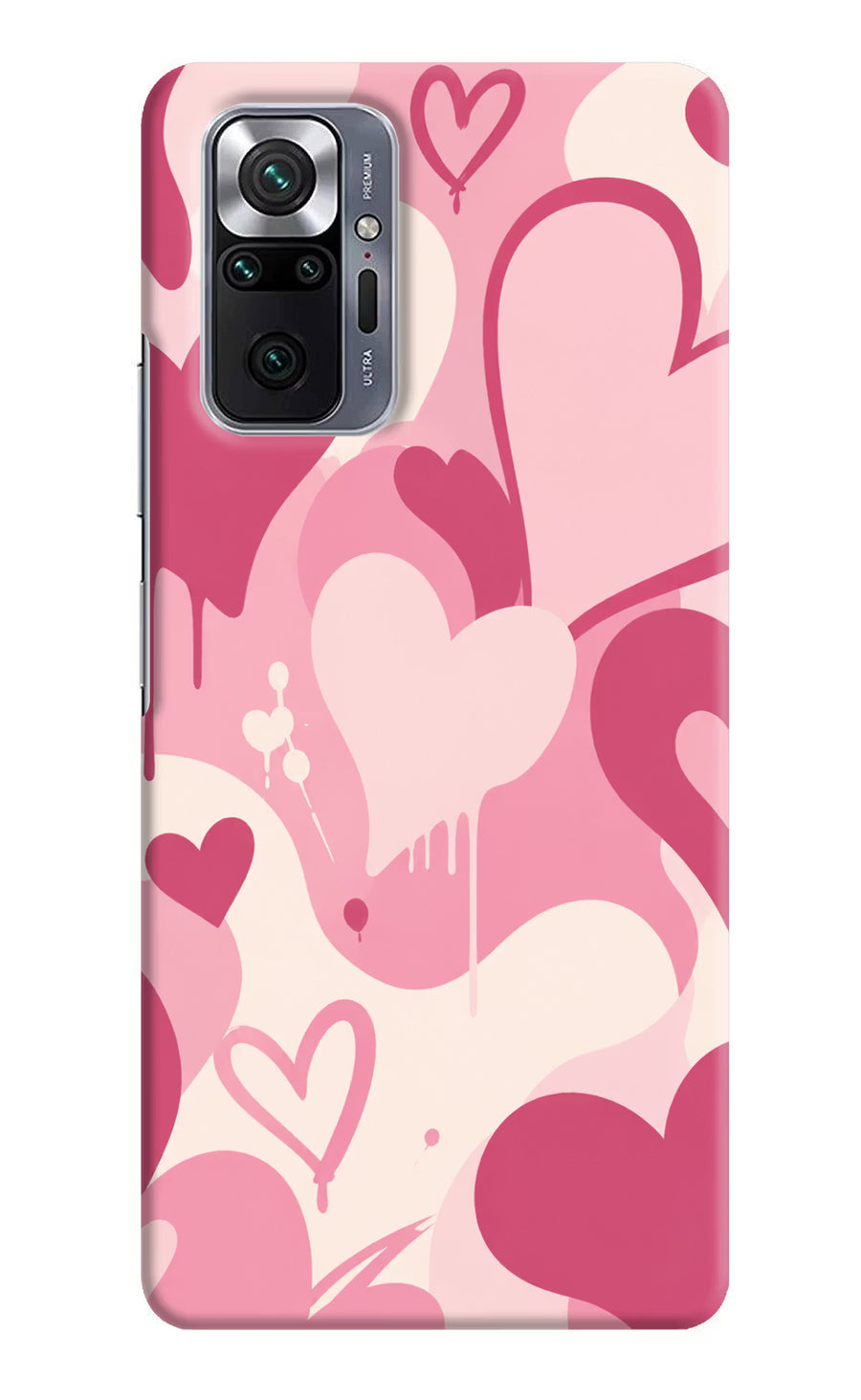 Hearty case Redmi Note 10 Pro Back Cover, Hard case