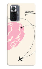 Miss Orbit Redmi Note 10 Pro Hard Case Back Cover by Casekaro