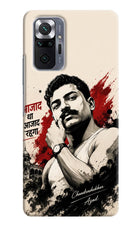 Chandrashekhar Azad Fearless Redmi Note 10 Pro Hard Case Back Cover by Casekaro