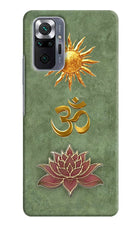 Om & Lotus Redmi Note 10 Pro Back Cover