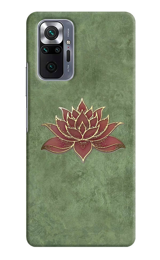 Lotus Grace Redmi Note 10 Pro Hard Case Back Cover by Casekaro