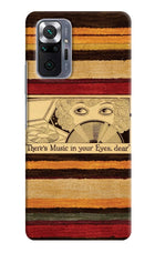 Vinyl Stripes Redmi Note 10 Pro Back Cover