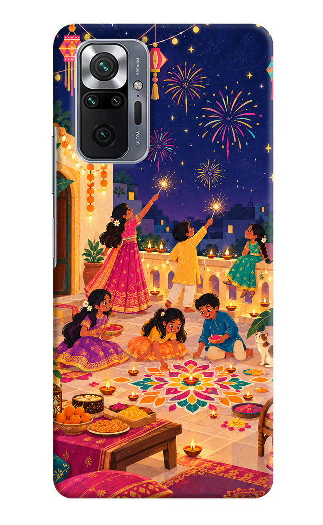 Diwali Night Redmi Note 10 Pro Hard Case Back Cover by Casekaro