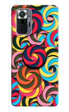 Spiral Pattern Redmi Note 10 Pro Pop Case by Casekaro