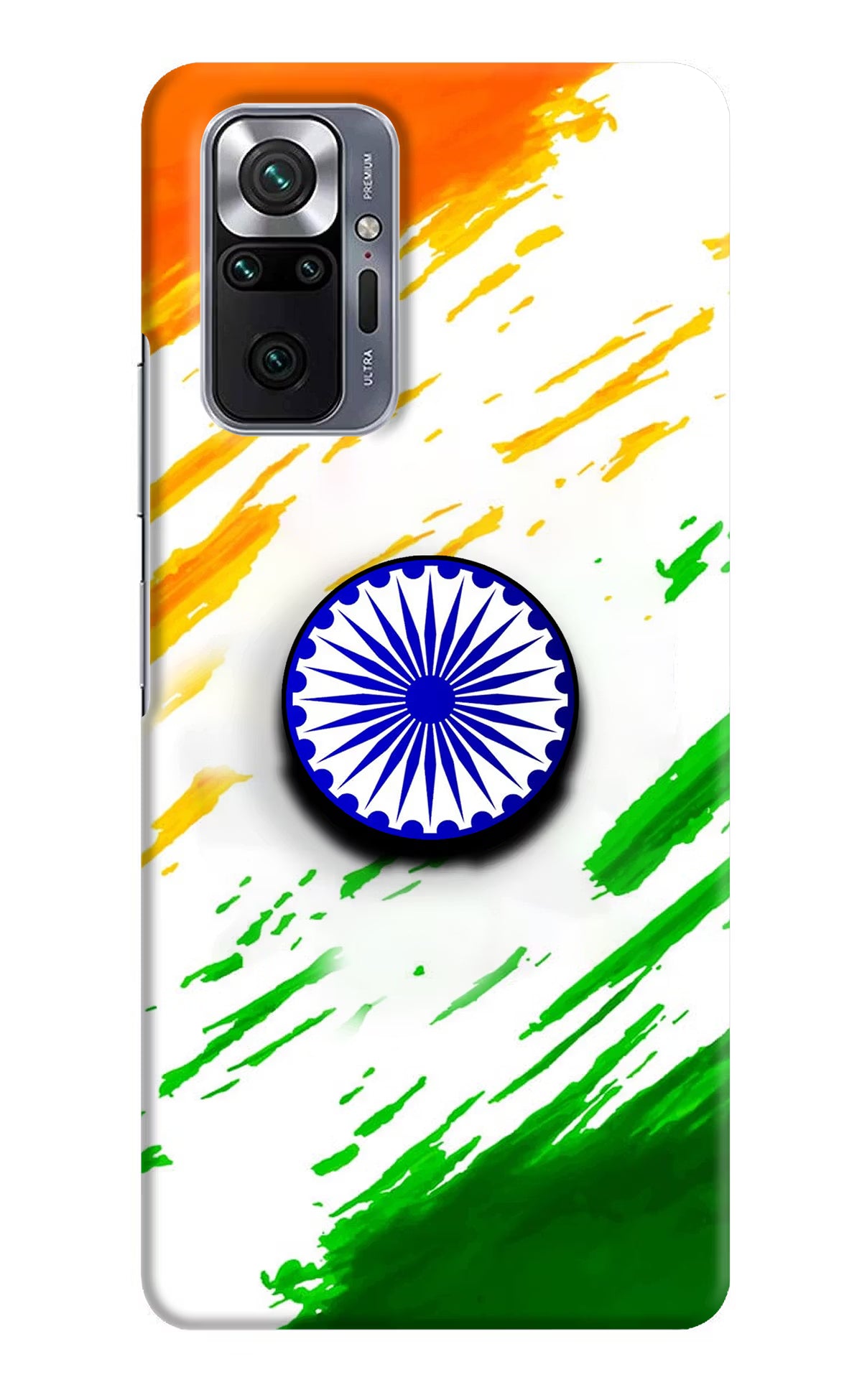 Indian Flag Ashoka Chakra Redmi Note 10 Pro Pop Case by Casekaro