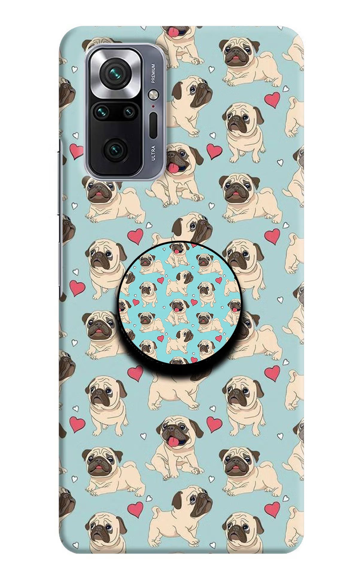 Pug Dog Redmi Note 10 Pro Pop Case by Casekaro