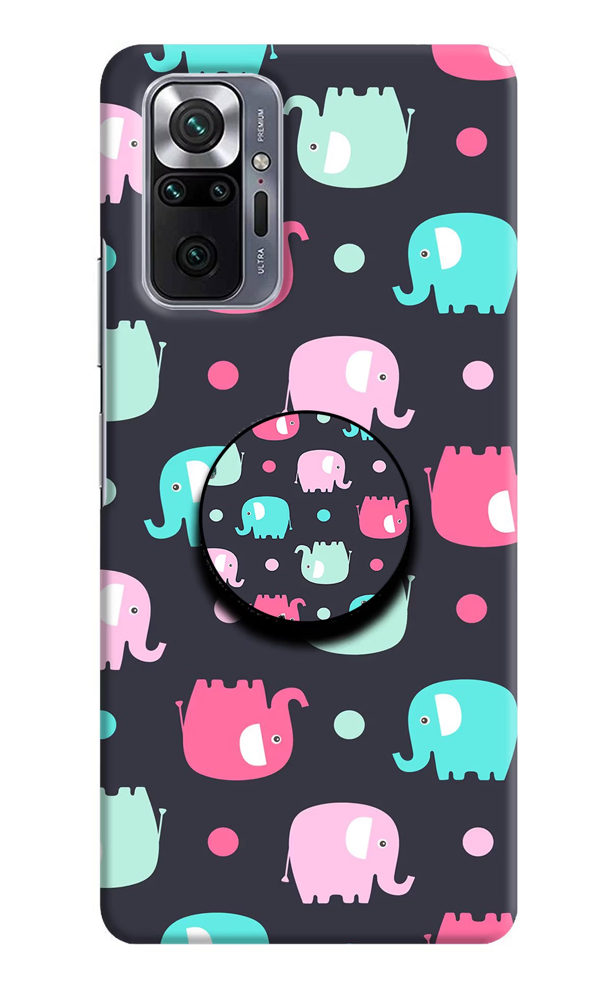 Baby Elephants Redmi Note 10 Pro Pop Case by Casekaro