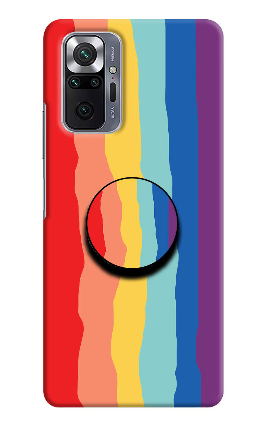 Rainbow Redmi Note 10 Pro Pop Case, Hard case