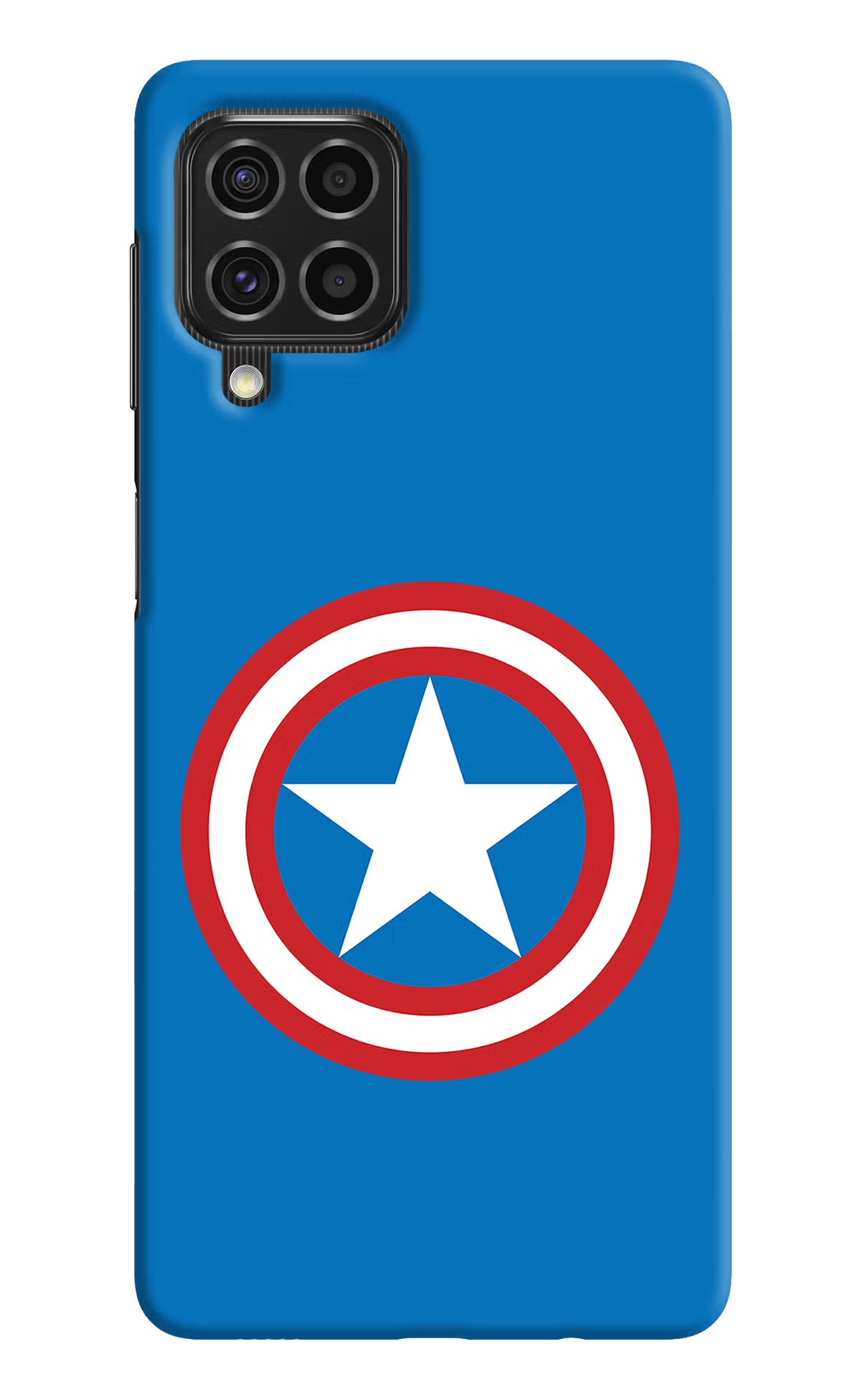 Captain America Logo Samsung F62 Hard Case Back Cover by Casekaro