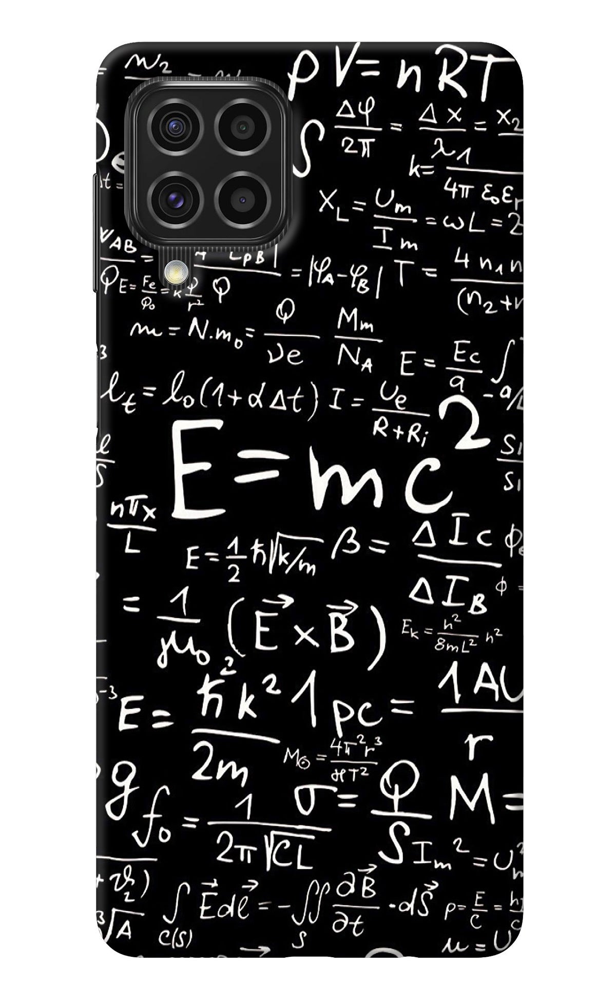 Physics Albert Einstein Formula Samsung F62 Back Cover