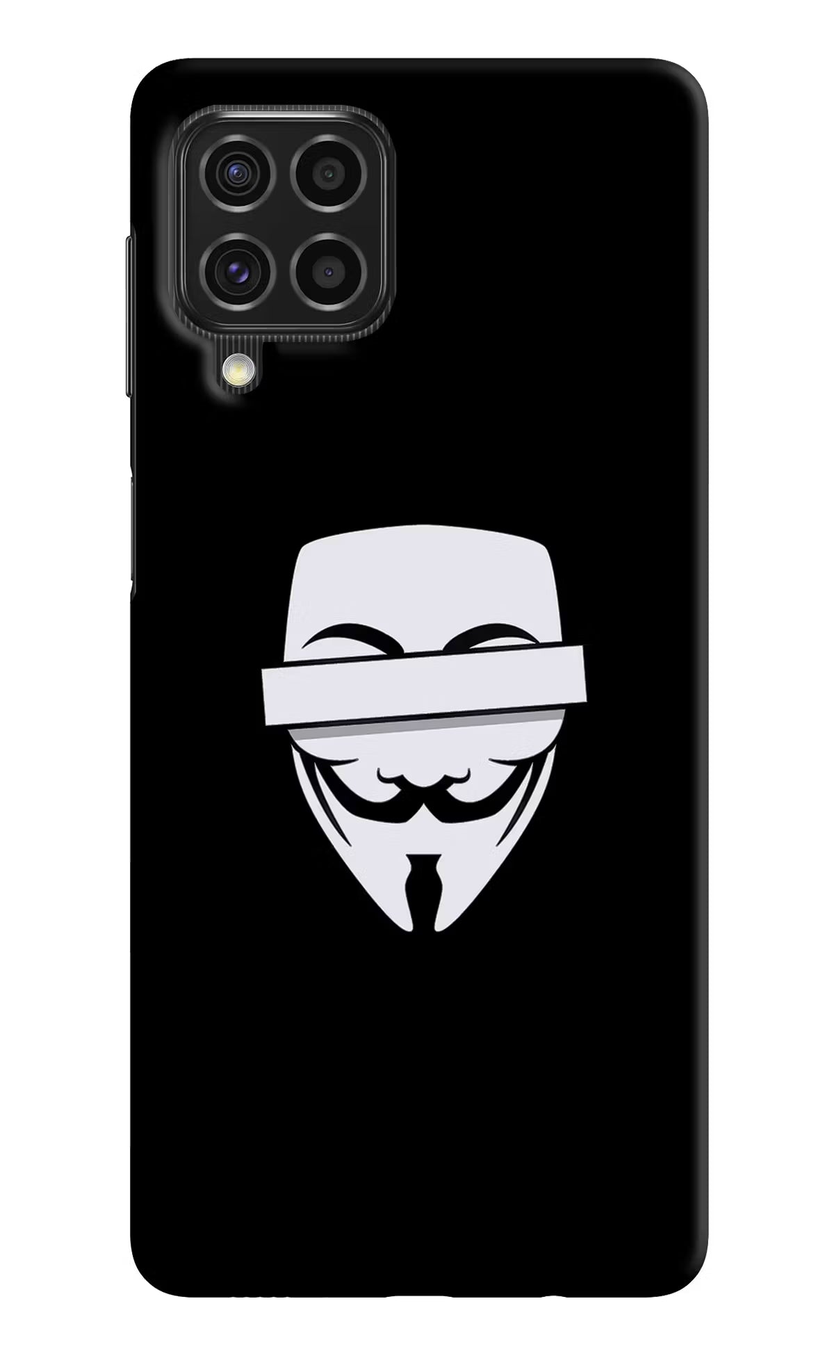 Anonymous Face Samsung F62 Hard Case Back Cover by Casekaro