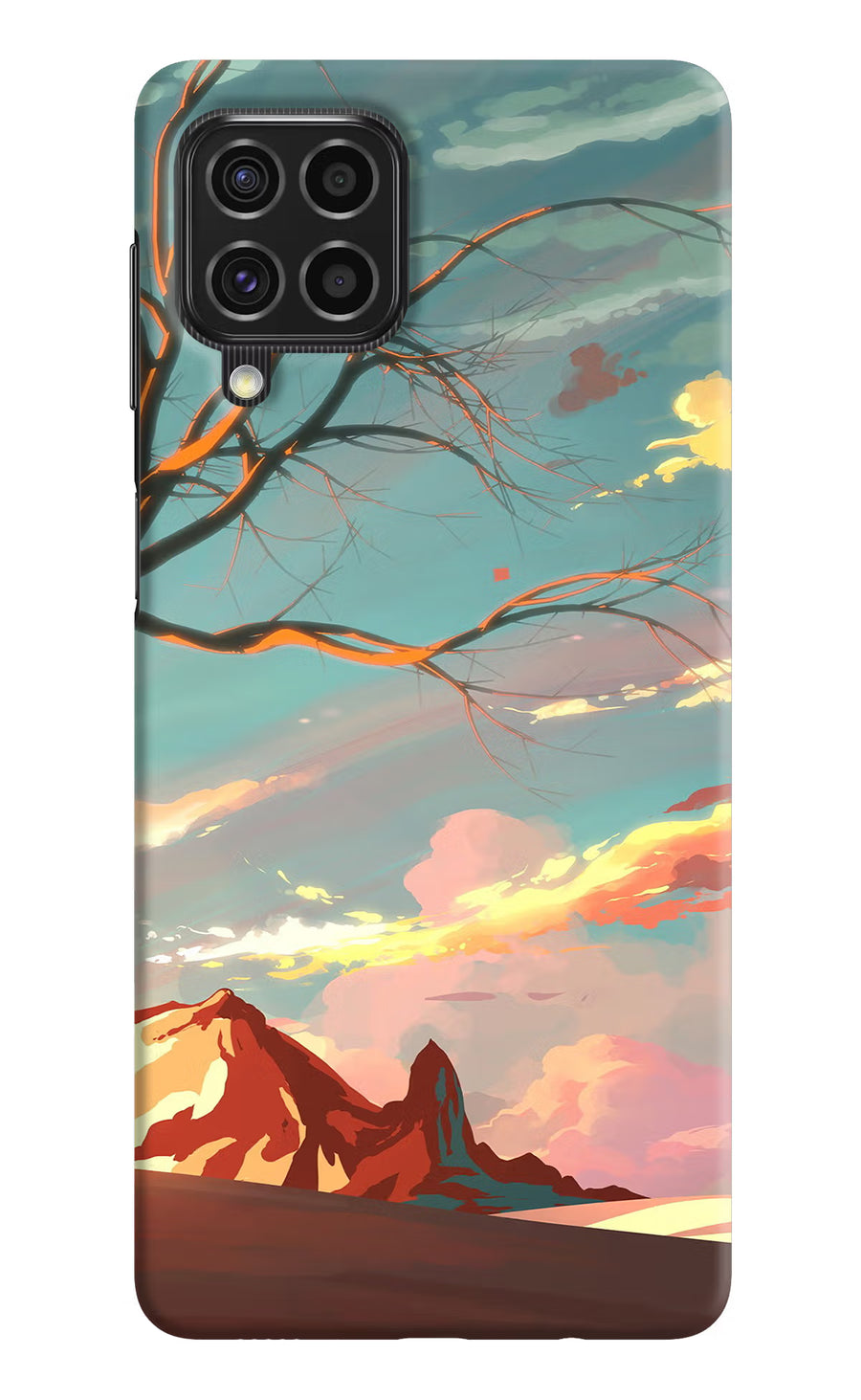 Scenery Samsung F62 Back Cover, Hard case