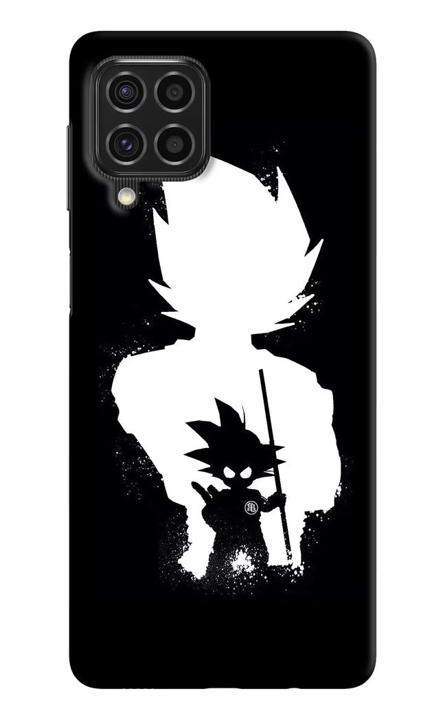 Goku Shadow Samsung F62 Hard Case Back Cover by Casekaro