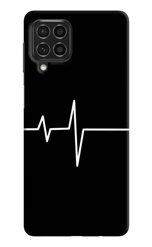 Heart Beats Samsung F62 Hard Case Back Cover by Casekaro