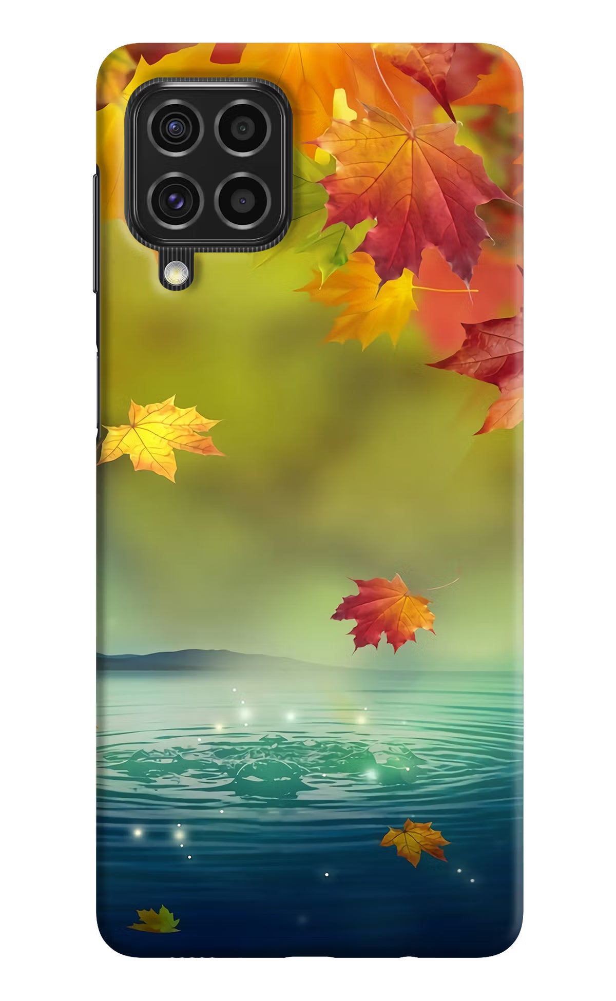 Flowers Samsung F62 Hard Case Back Cover by Casekaro