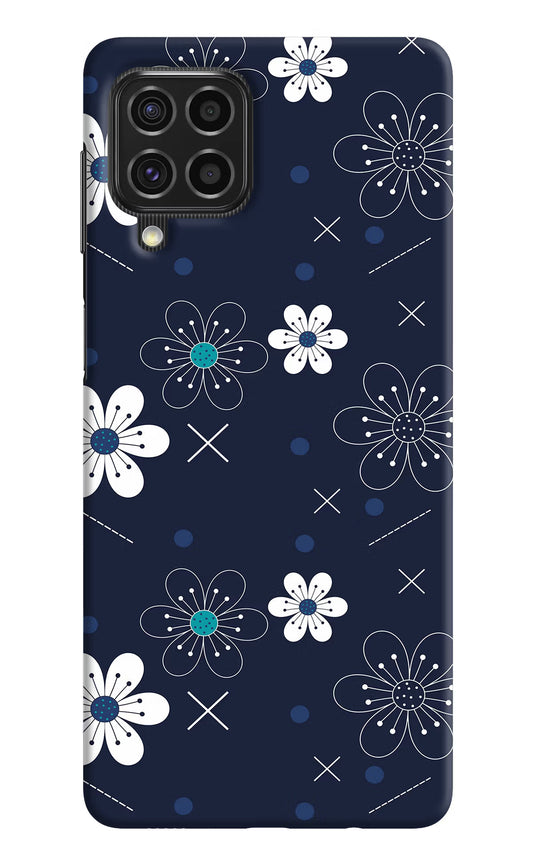 Flowers Samsung F62 Hard Case Back Cover by Casekaro