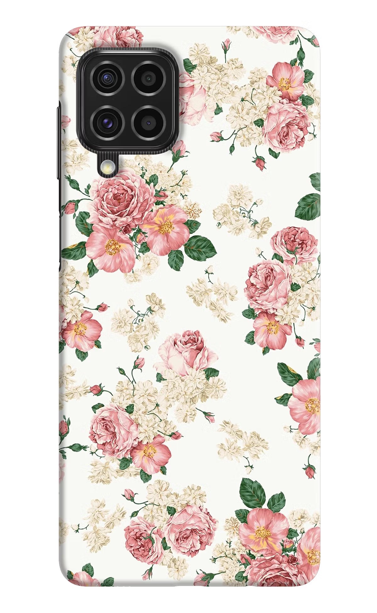 Flowers Samsung F62 Hard Case Back Cover by Casekaro