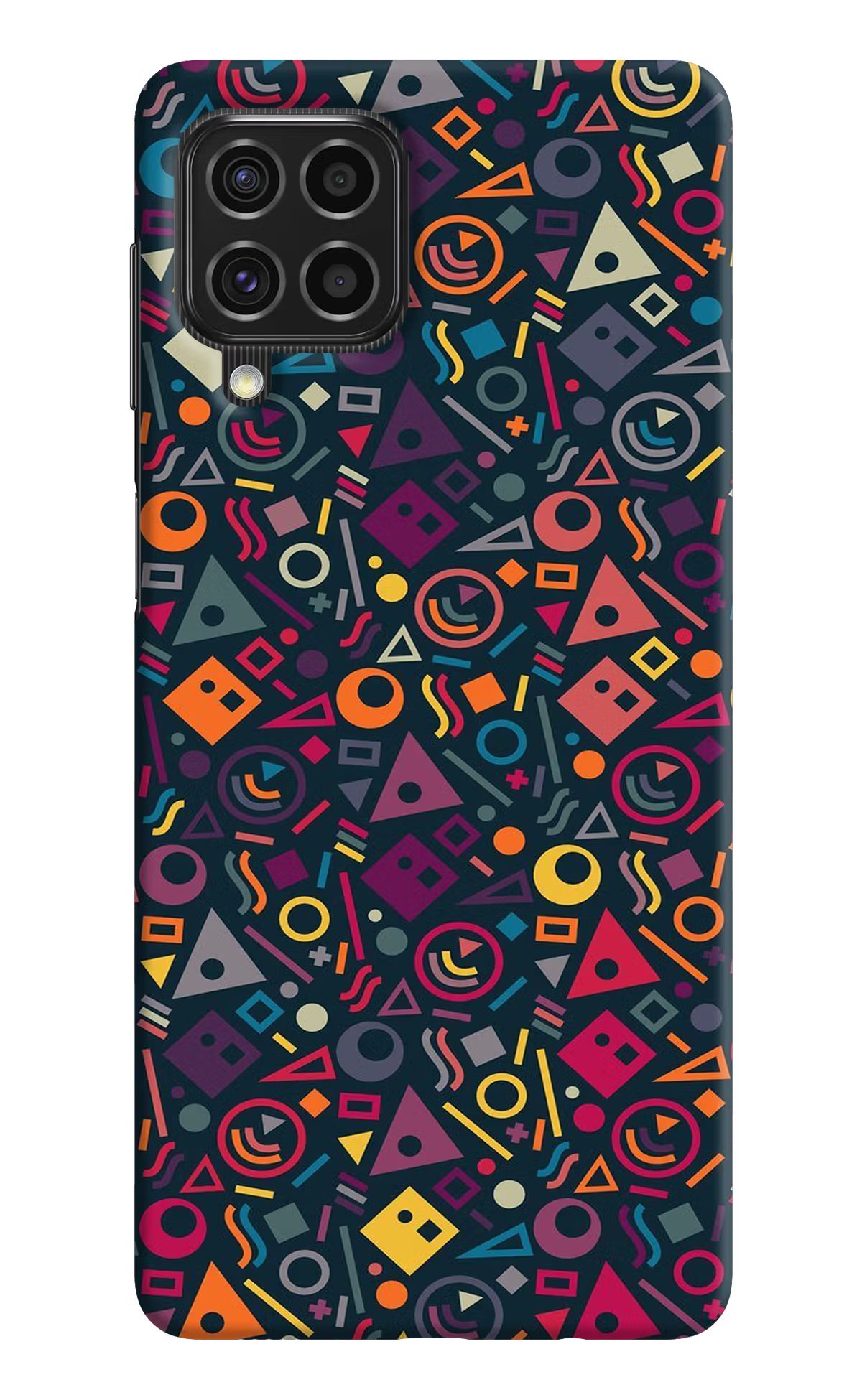 Geometric Abstract Samsung F62 Hard Case Back Cover by Casekaro