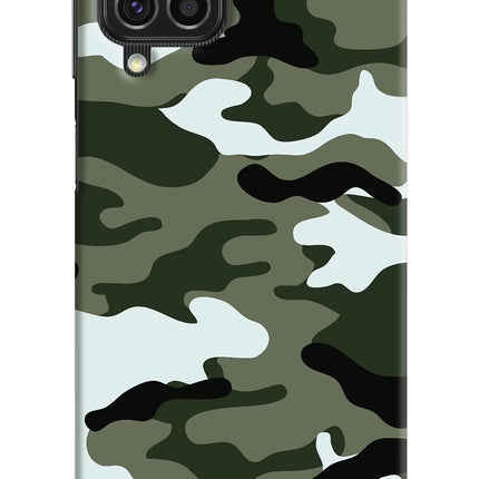 Camouflage Samsung F62 Hard Case Back Cover by Casekaro