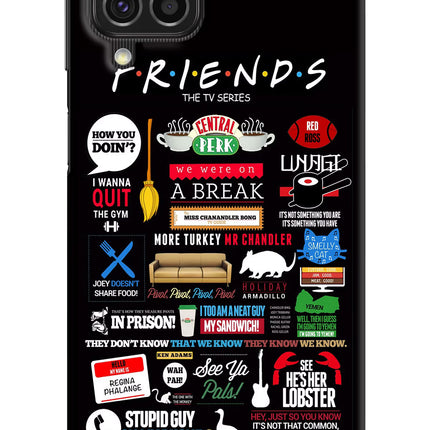 FRIENDS Samsung F62 Hard Case Back Cover by Casekaro