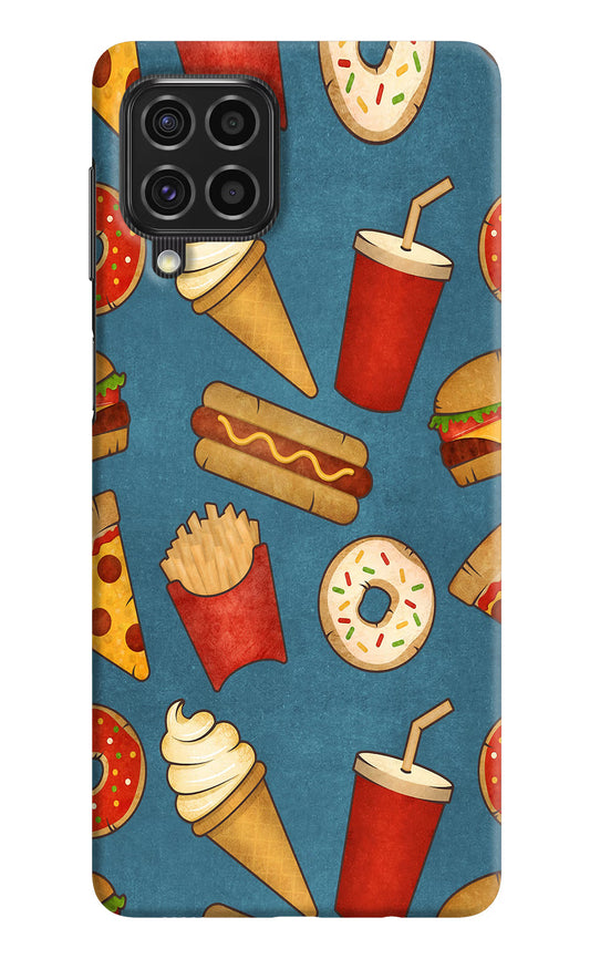 Foodie Samsung F62 Hard Case Back Cover by Casekaro