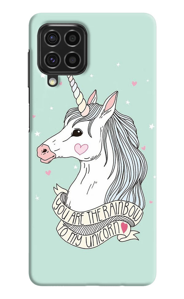 Unicorn Wallpaper Samsung F62 Hard Case Back Cover by Casekaro