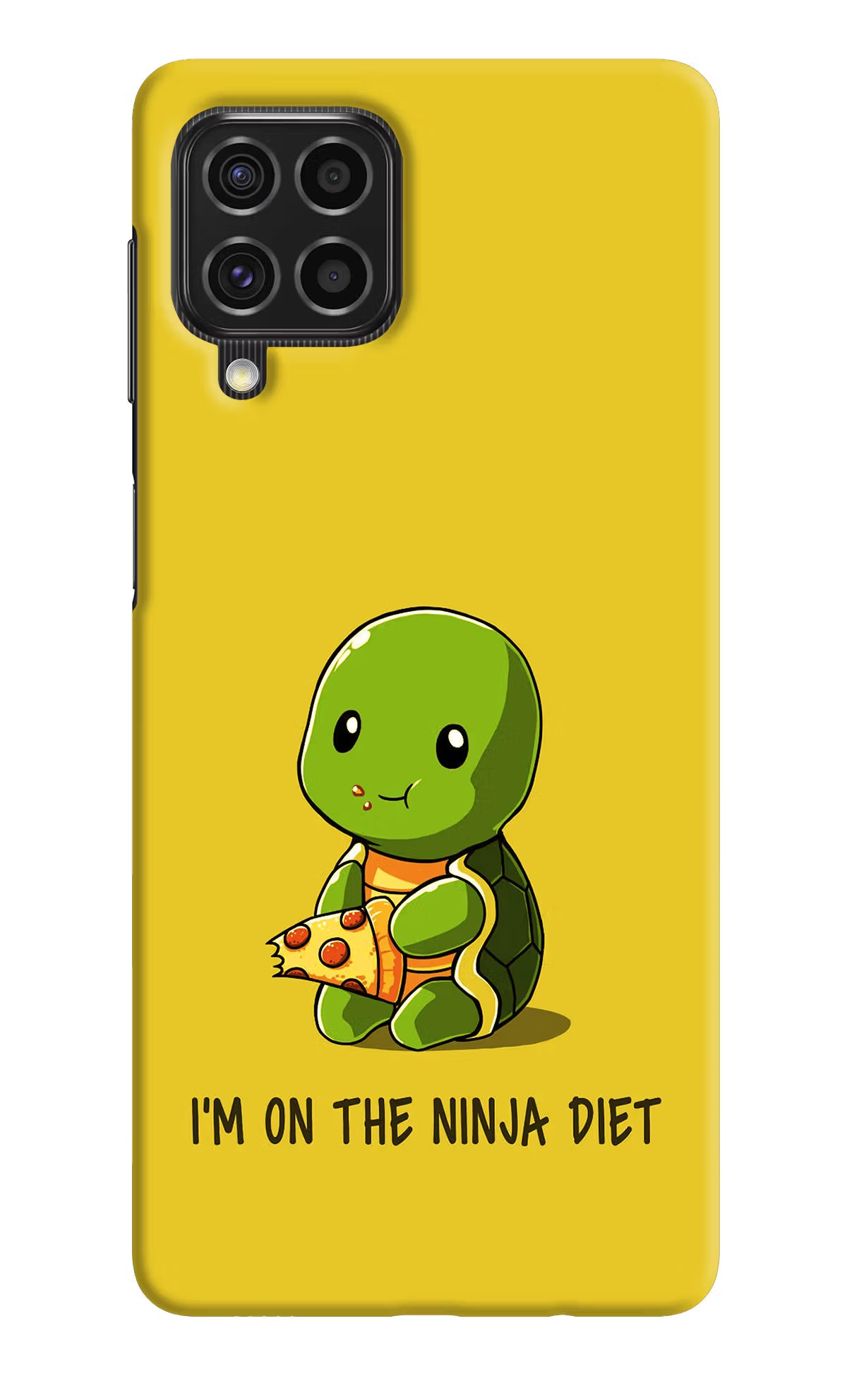 I'm on Ninja Diet Samsung F62 Hard Case Back Cover by Casekaro