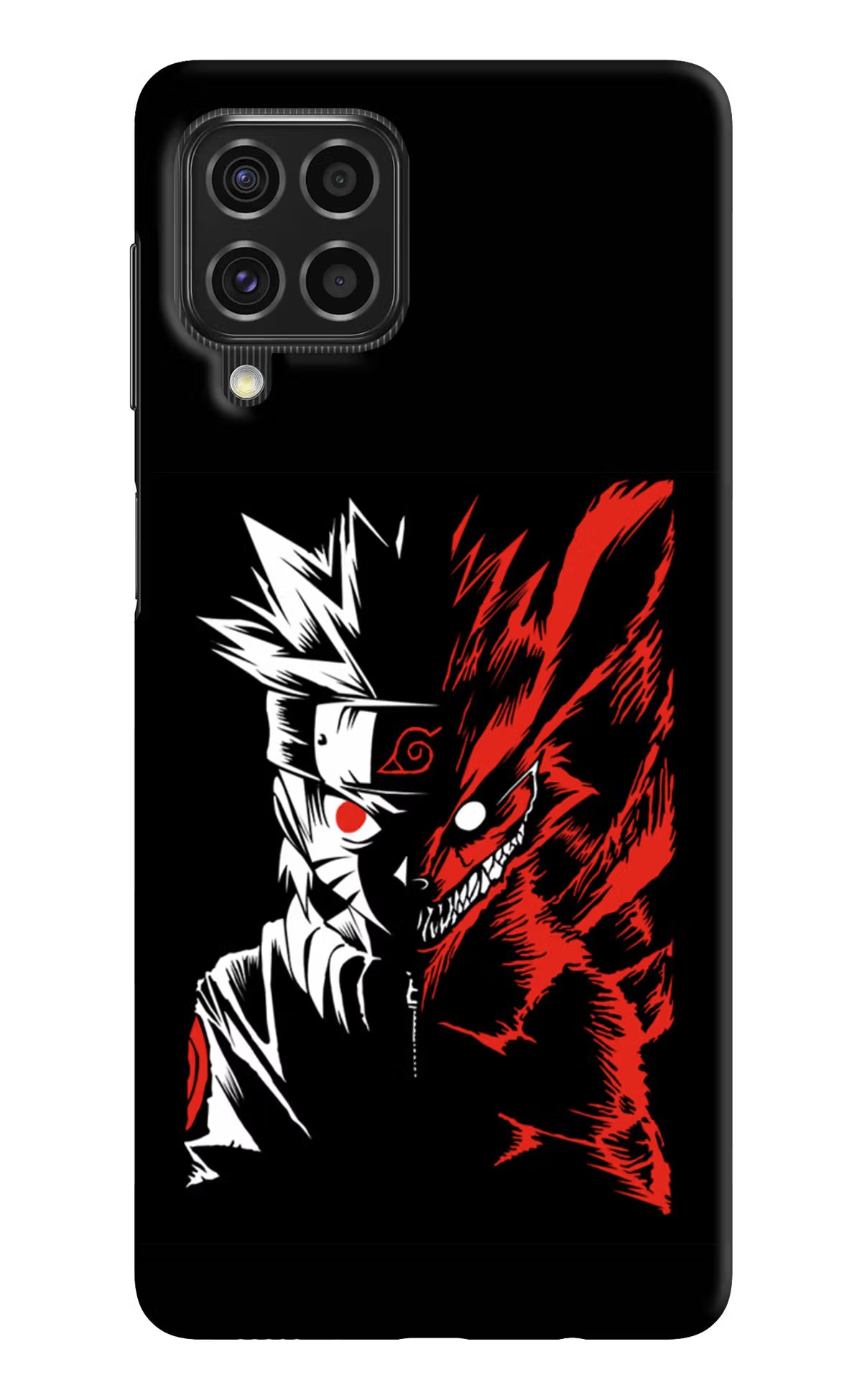 Naruto Two Face Samsung F62 Hard Case Back Cover by Casekaro