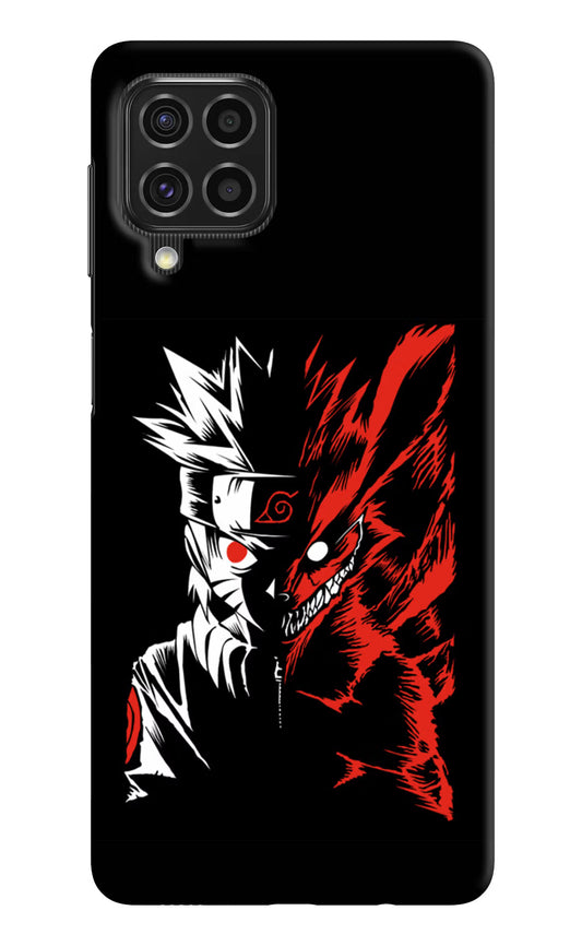 Naruto Two Face Samsung F62 Hard Case Back Cover by Casekaro