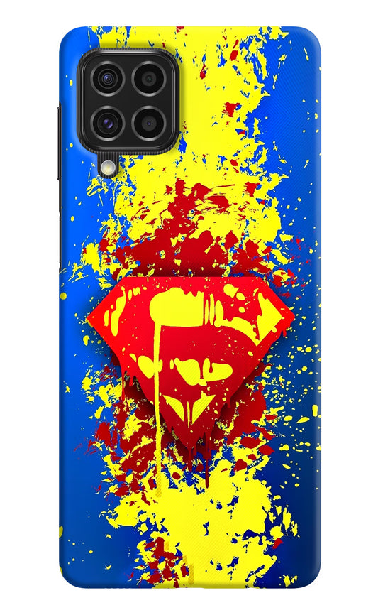 Superman logo Samsung F62 Hard Case Back Cover by Casekaro