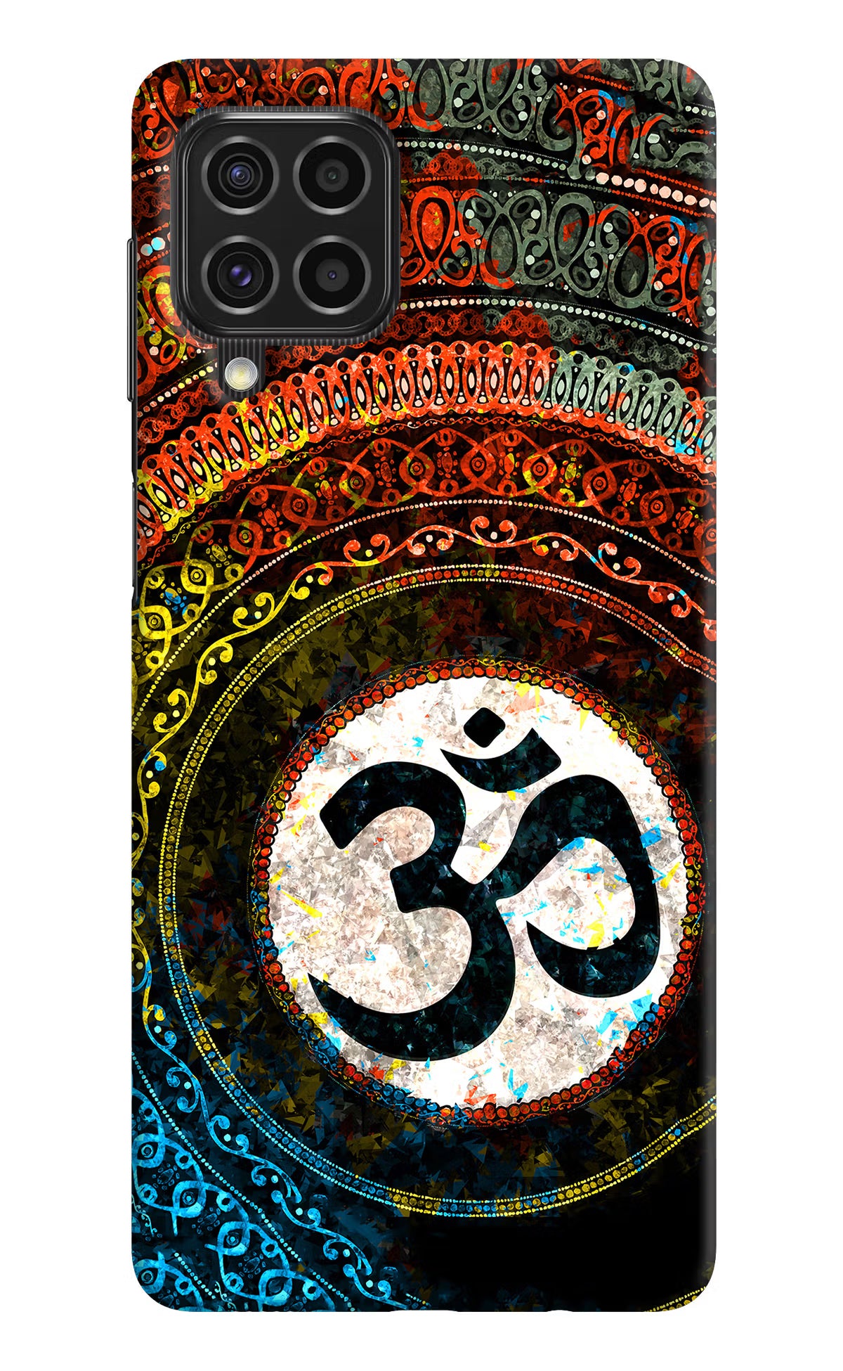 Om Cultural Samsung F62 Hard Case Back Cover by Casekaro