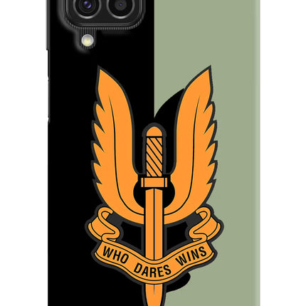 Balidan Logo Samsung F62 Hard Case Back Cover by Casekaro