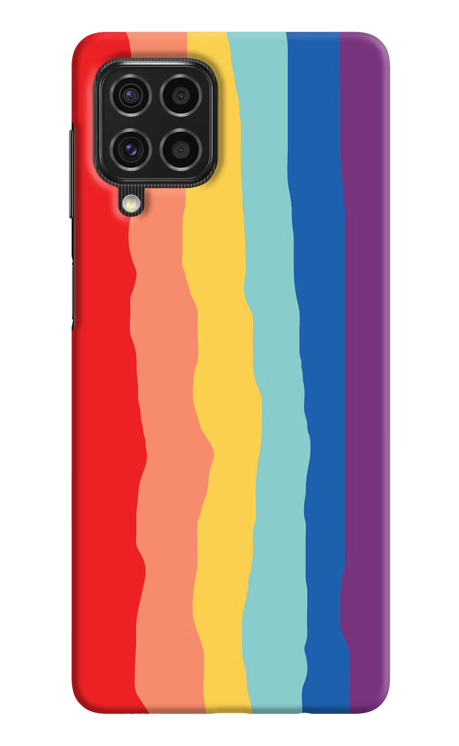 Rainbow Samsung F62 Back Cover, Hard case