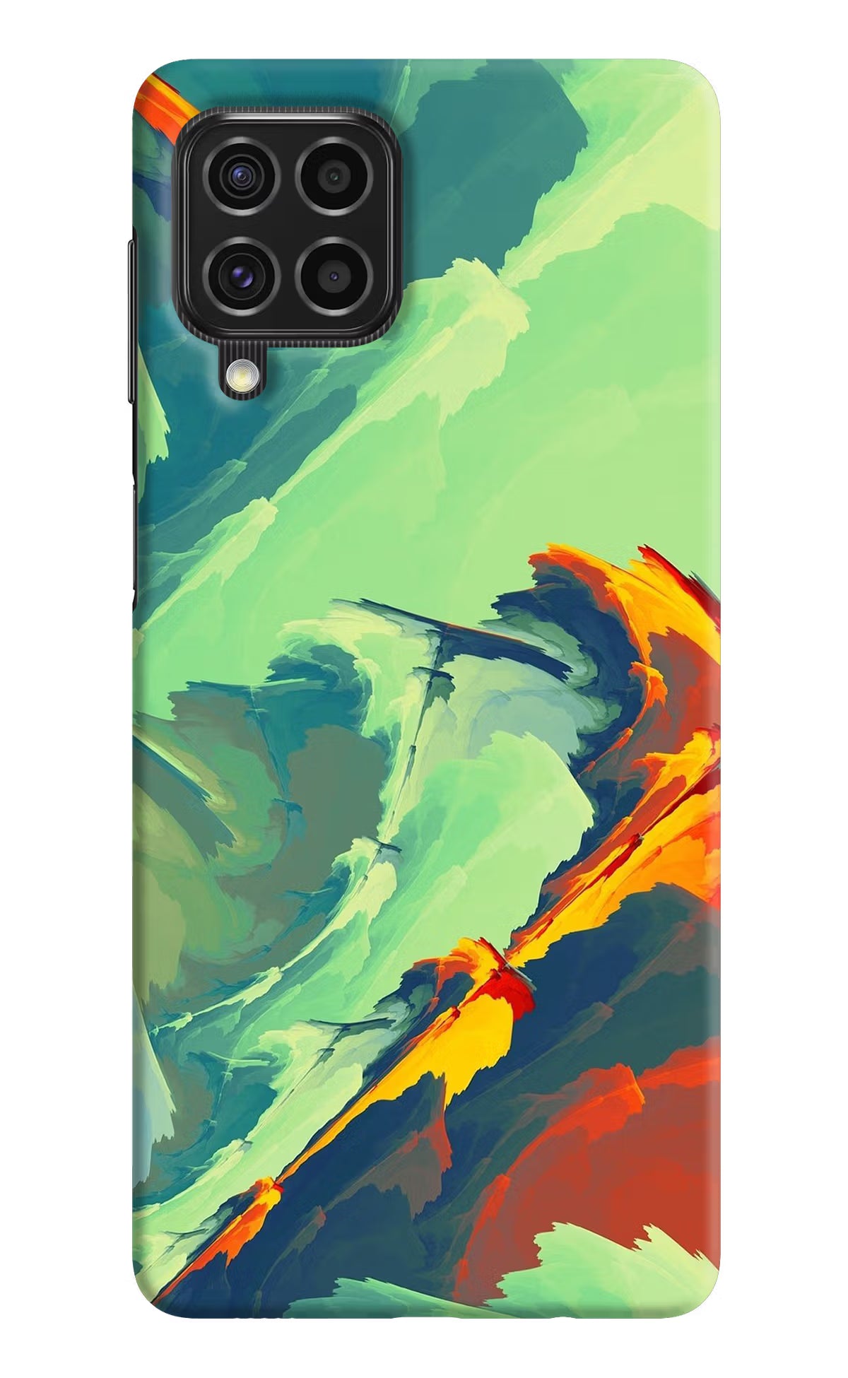 Paint Art Samsung F62 Hard Case Back Cover by Casekaro