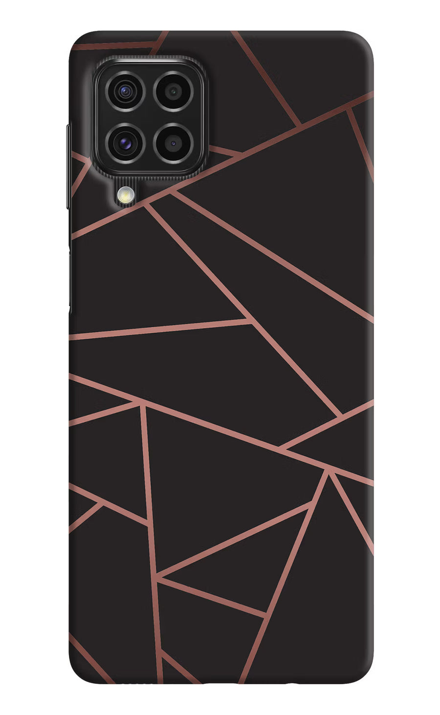 Geometric Pattern Samsung F62 Back Cover, Hard case