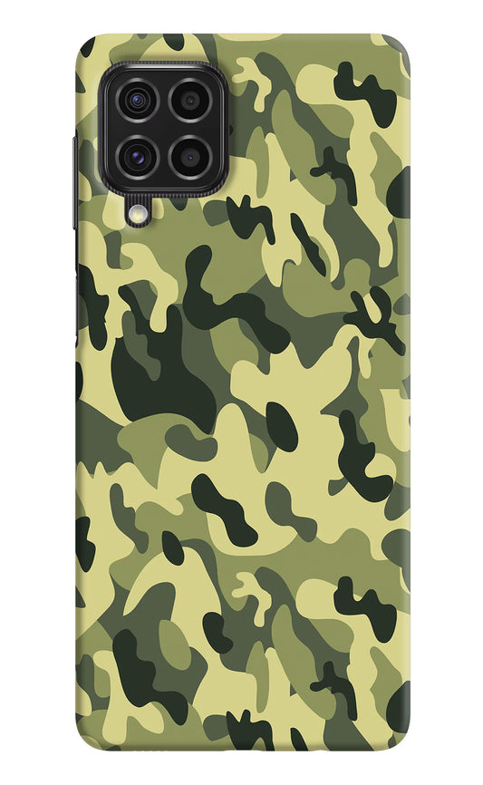 Camouflage Samsung F62 Hard Case Back Cover by Casekaro