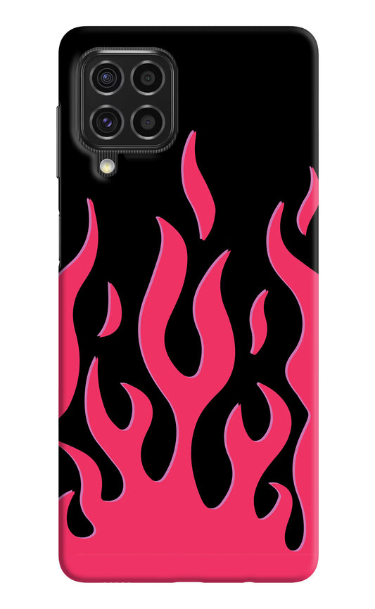 Fire Flames Samsung F62 Hard Case Back Cover by Casekaro