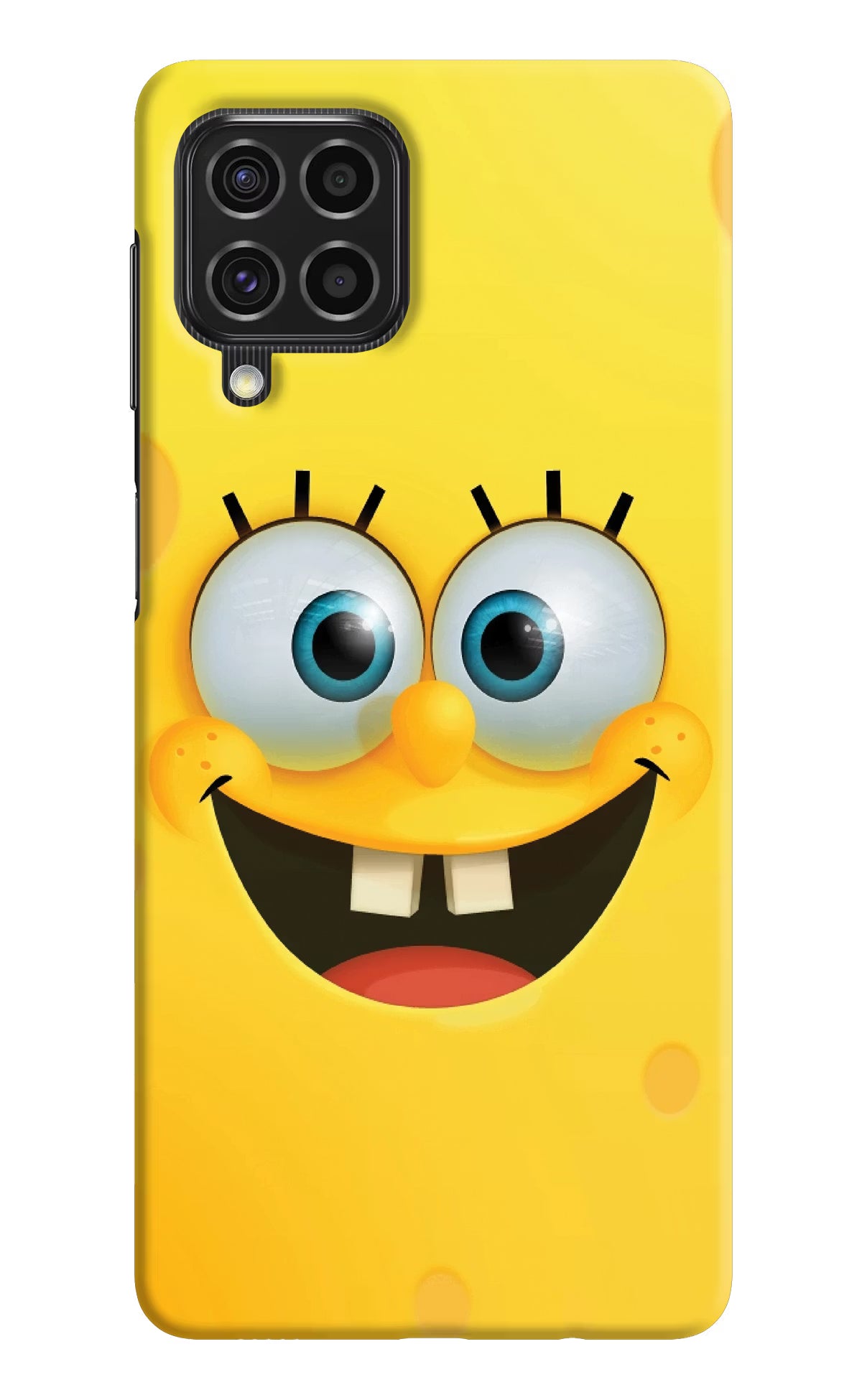 Sponge 1 Samsung F62 Hard Case Back Cover by Casekaro
