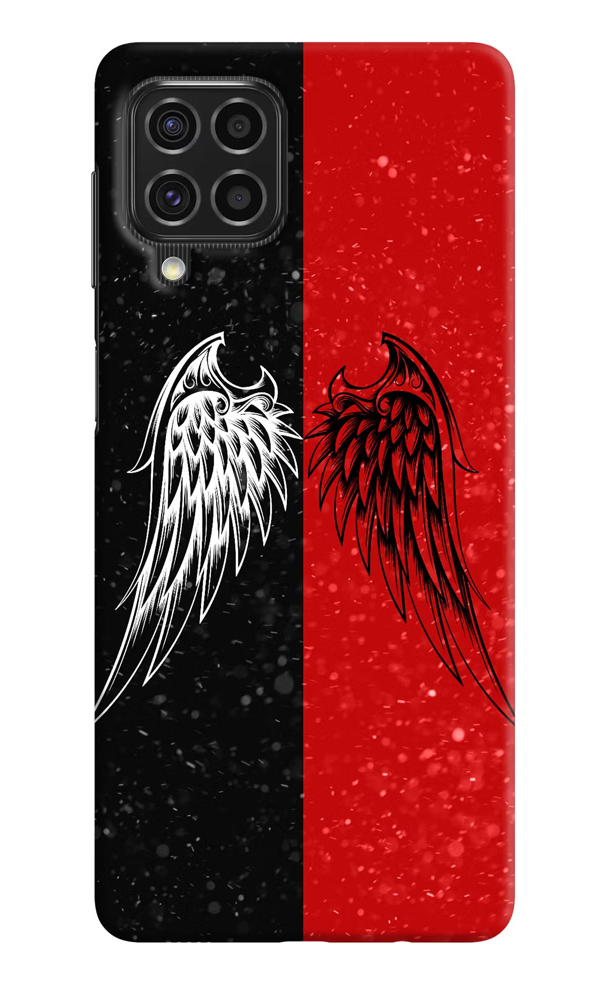 Wings Samsung F62 Hard Case Back Cover by Casekaro