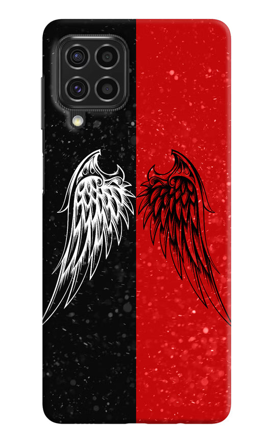 Wings Samsung F62 Hard Case Back Cover by Casekaro