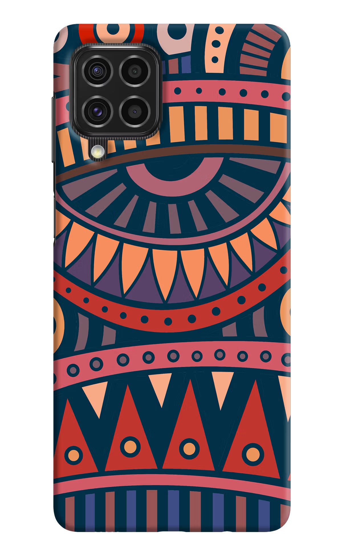 African Culture Design Samsung F62 Hard Case Back Cover by Casekaro