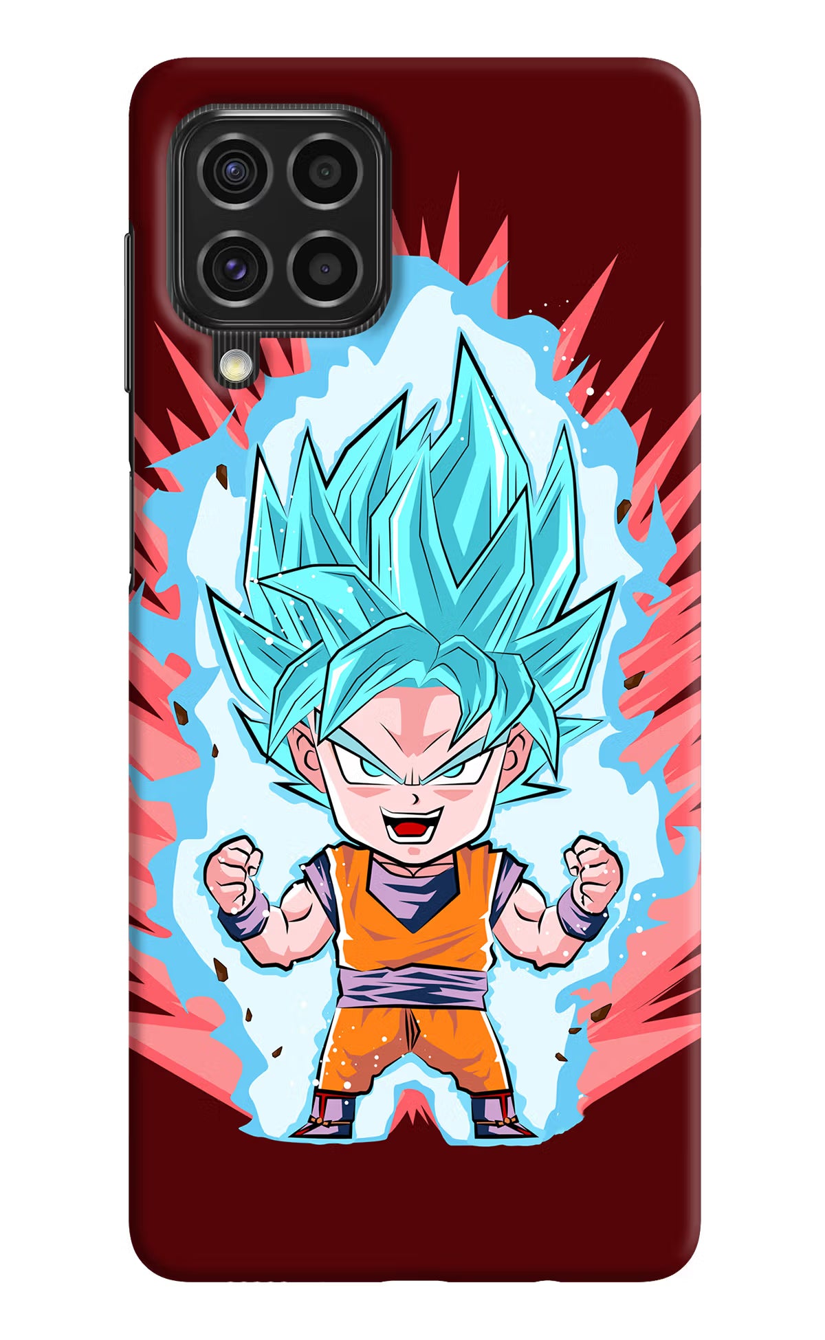 Goku Little Samsung F62 Hard Case Back Cover by Casekaro