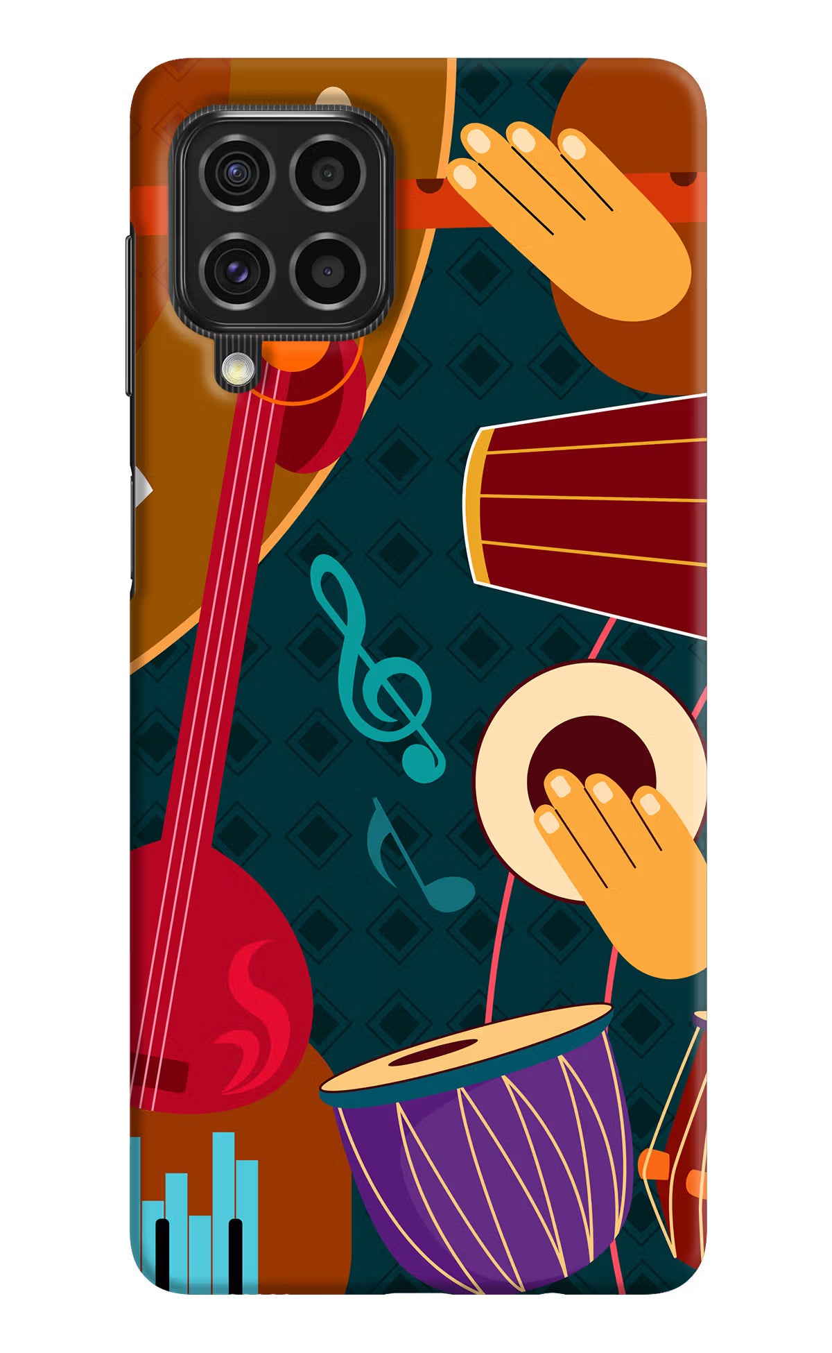 Music Instrument Samsung F62 Hard Case Back Cover by Casekaro