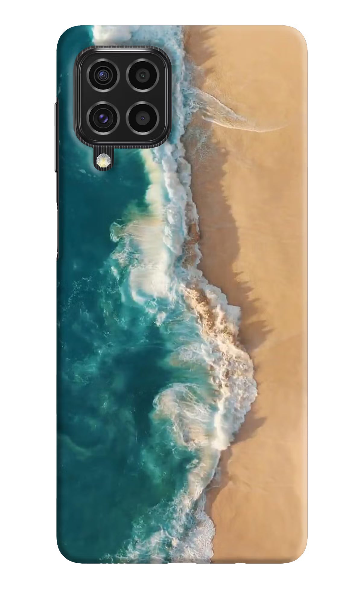 Ocean Beach Samsung F62 Hard Case Back Cover by Casekaro