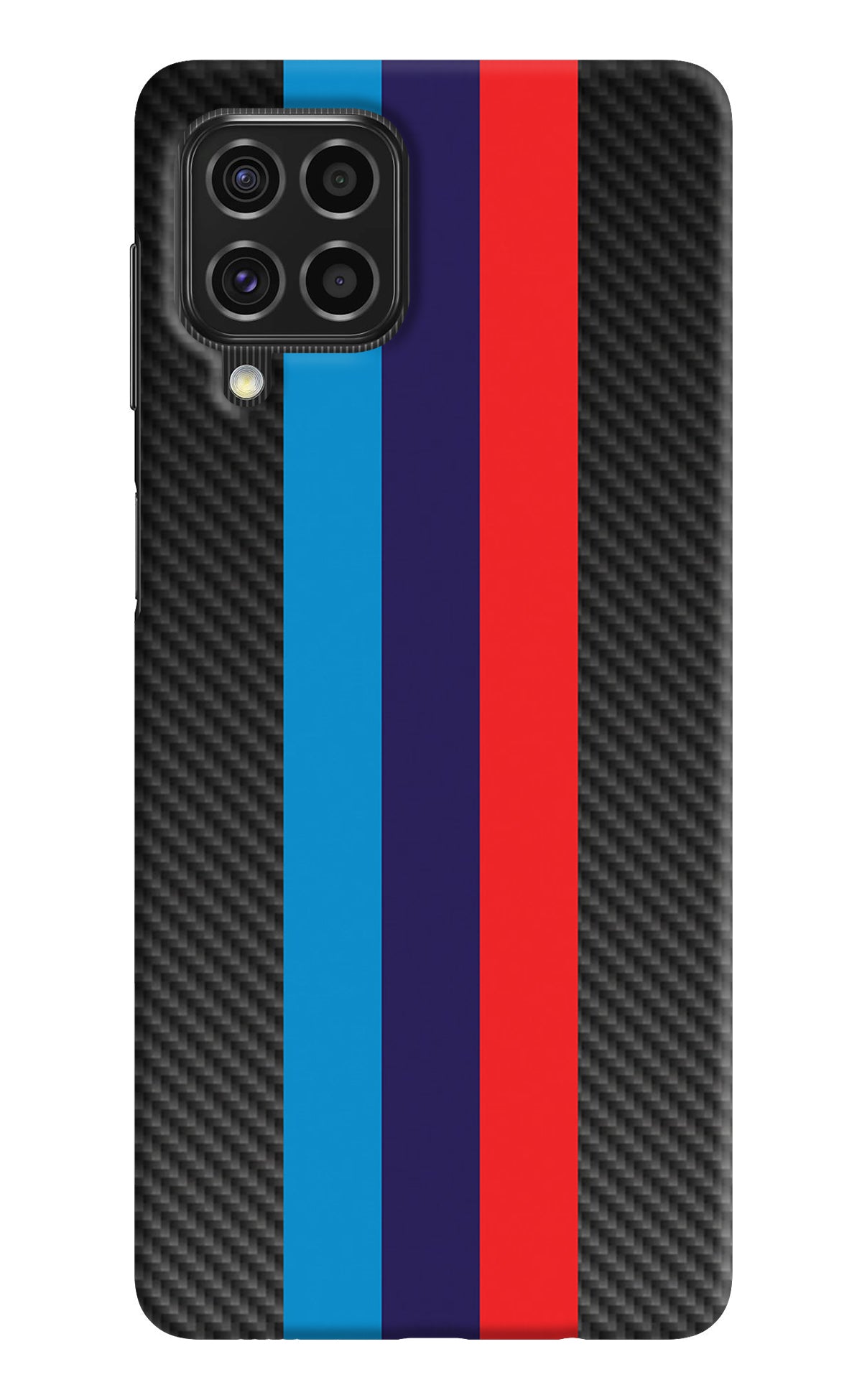 BMW Stripes Pattern Samsung F62 Back Cover